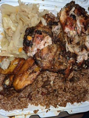Jerk chicken plate
