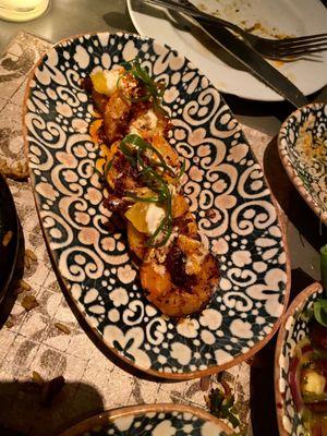 Blacken shrimp