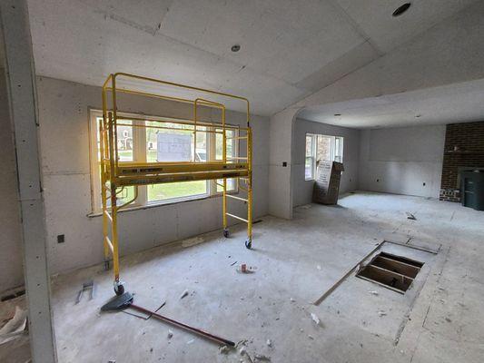 House under renovation