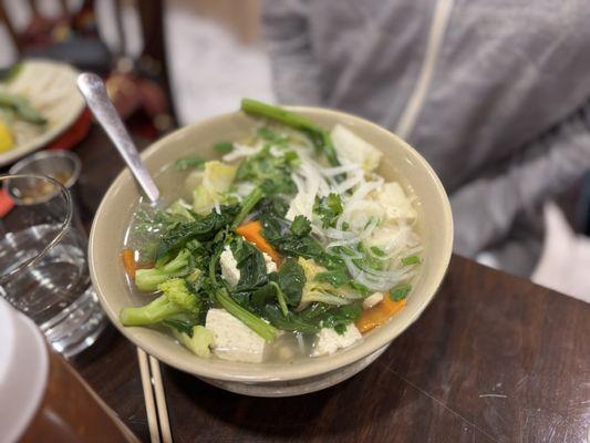 Veggie pho