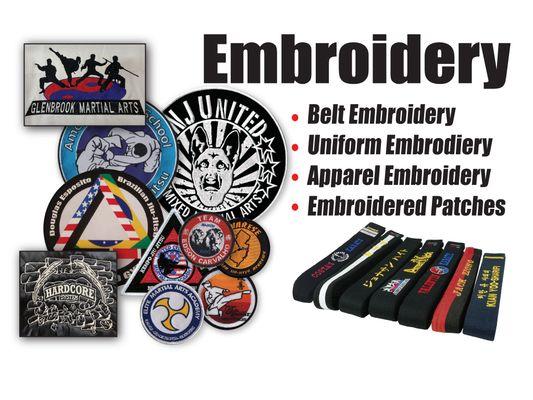 Custom Patches, Embroidery