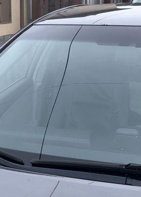 My vehicle's damage window.