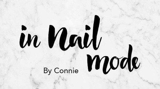 In nail mode logo and business card