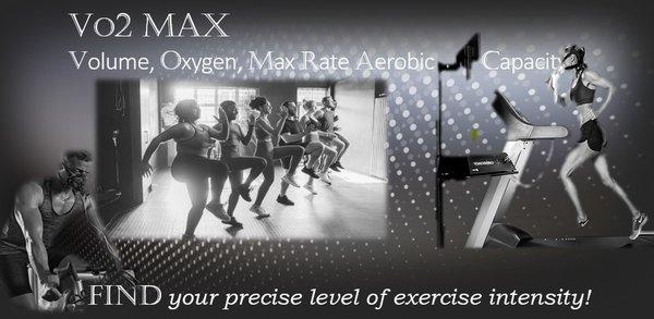 Vo2 Max Volume, Oxygen, max rate Aerobic capacity
No more crude estimates
What is your cardiopulmonary capacity