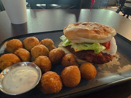 Chicken Bacon Ranch and Button Mushrooms with Ranch