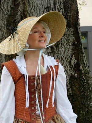 Celia - As You Like It, with the perfect cap & hat!