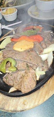 Beef fajitas