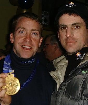 Doug with Gold Medalist Jimmy Shea
