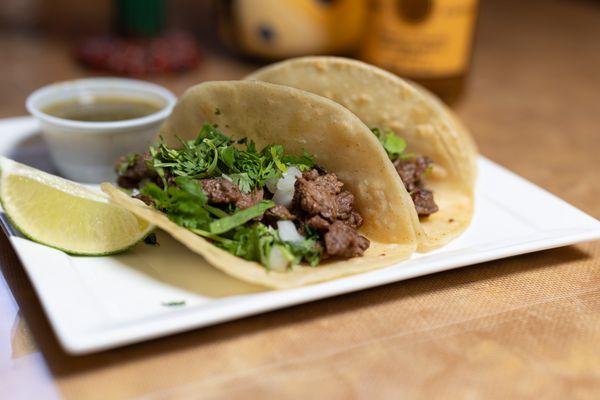 carne azada tacos