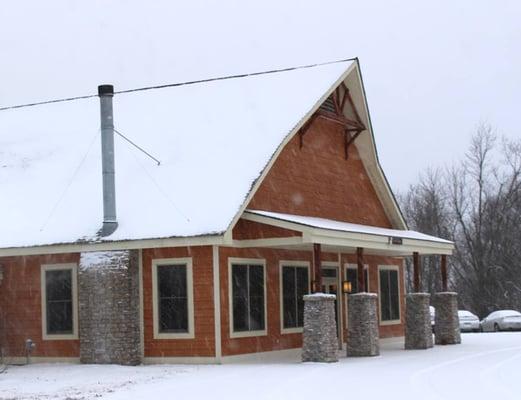 Gulick Lodge on upper campus has a large meeting room and our huge Dining Hall were all our meals are served.