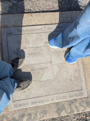 Tri-State Marker Kansas, Missouri, and Oklahoma