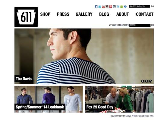 611 Lifestyle wanted the ability to update content, photos, merchandise offerings and use Shopify as their ecommerce system.