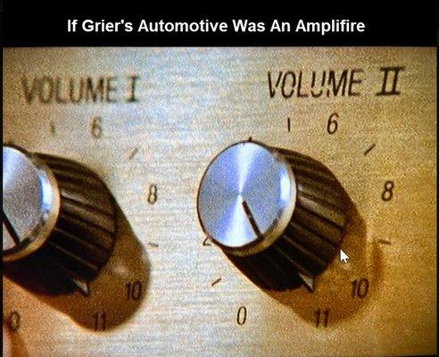 A little Spinal Tap humor, but very fitting!