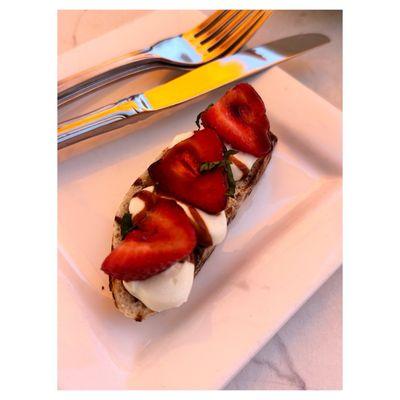 Strawberry Bruschetta
