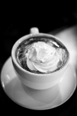 Java Bean's Mole' with whipped cream! Yum!