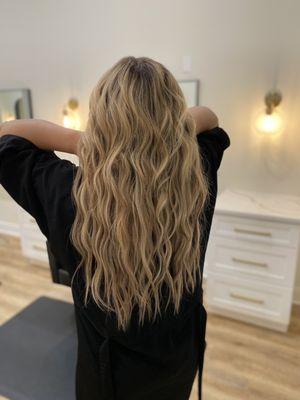 20" hand tied extensions by Jenna