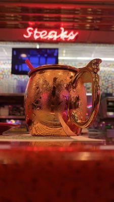 Tavern Paloma, White Sangria and mozzarella sticks..