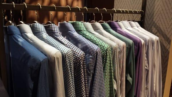 J. Hilburn custom shirts.