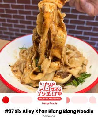 Ranked #36 -- Among Yelp's Top 100 Places to Eat in Orange County 2025