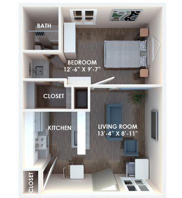 Hyde Park Court Apartments - North Campus