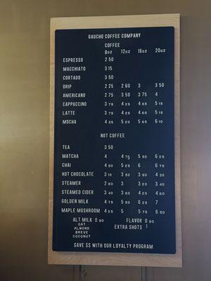 Drink Menu