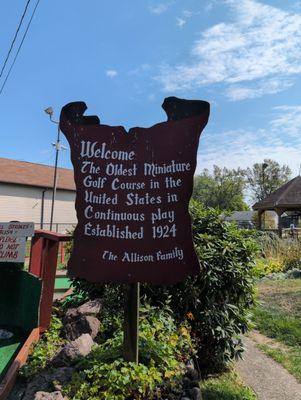 Allison's Mini Golf Course