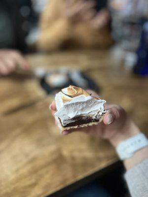 S'mores Tart (~$14) - cross-section