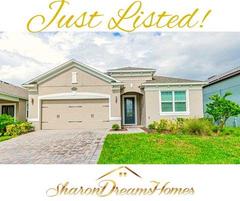 Listed Now in Lake Nona, FL Somerset Park Community 3 bedrooms 3 bathrooms 2,190 sq ft home