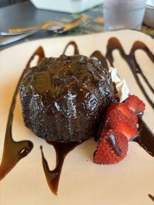 Chocolate Molten Cake- best thing we ate
