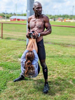 2022 Texas Bike MS 150 | Lower Back Stretch