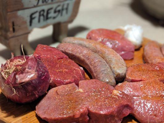 Dry Aged Beef, locally sourced.