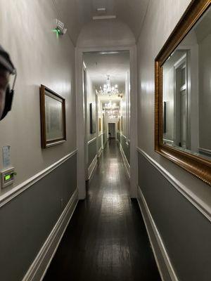 Entrance hallway is very charming and inviting