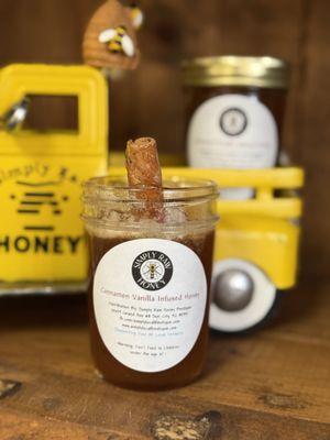 Cinnamon Vanilla Infused Honey