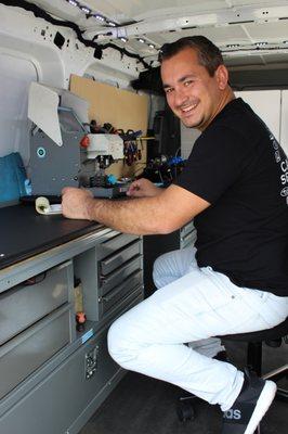 Our techs carry eveything they need with them so they can provide you with a fast, efficient and professional locksmith service.