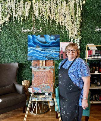 Bob Ross Inspired Oil Workshop!