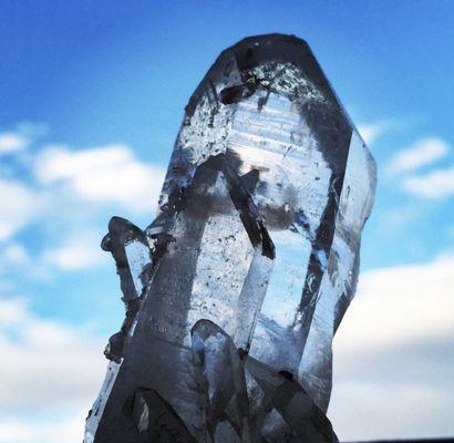Hand mined Quartz, Mt. Ida, Arkansas.