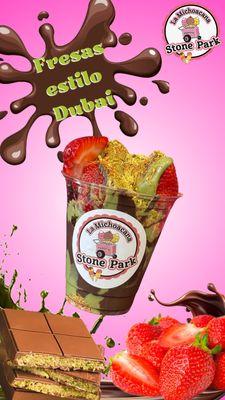 WE NOW HAVE DUBAI STYLE STRAWBERRIES!!