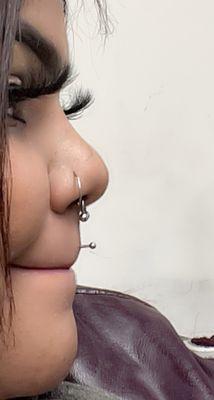 1/2 inch bar. (after swelling)