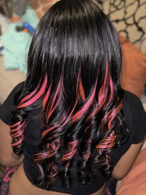 Add some peak a boo color to your look