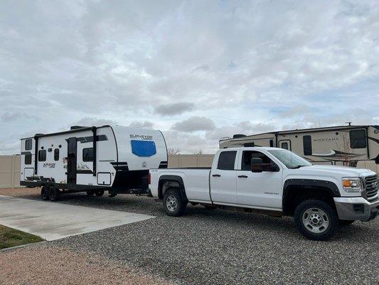 Getting ready to head home.