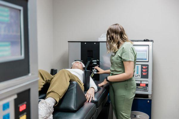 Cervical Neck Spinal Decompression. Non-Surgical solutions for disc issues in both the neck and back have been utilized since 2005.