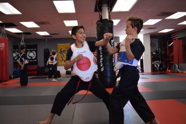 Kids Sparring Class ....Fun..Competitive. Confidence/Discipline!