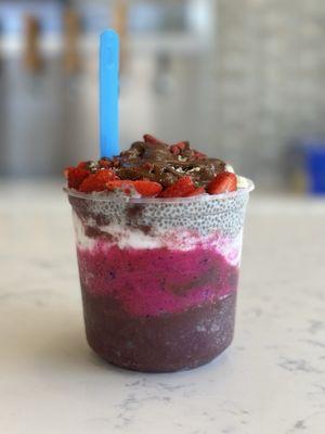 Custom built acai bowl