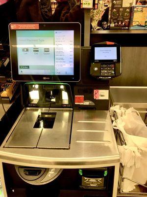 Self- checkout machine