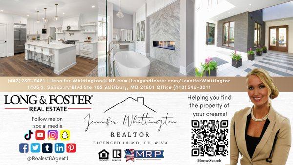 Jennifer Whittington - Long and Foster Real Estate