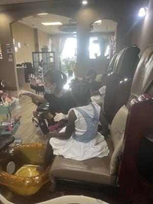 Servicing my daughters