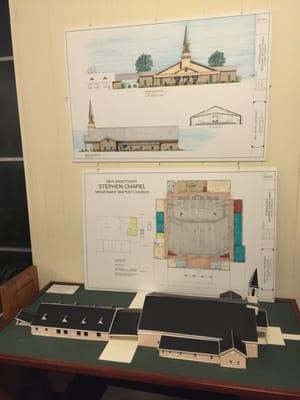 2015-01-18 18.28.15; Diagram for new church at Stephens Chapel Baptist Church, Columbus MS