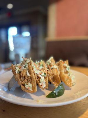 Chicken Wonton Tacos