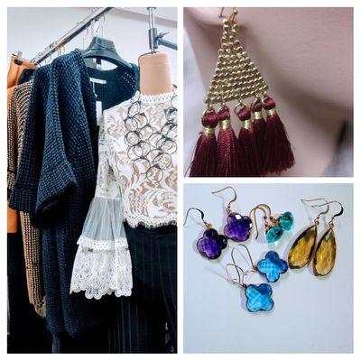 clothing and jewelry, wedding related dresses and accessories .