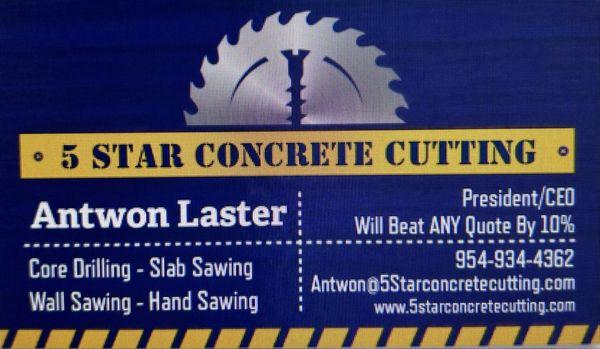 5 Star Concrete Cutting, Inc